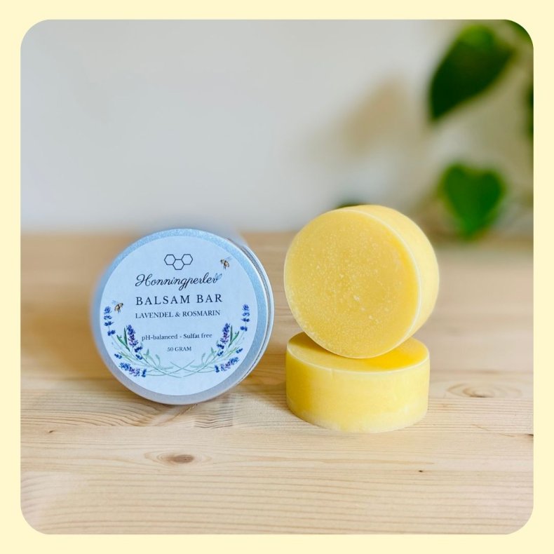 Balsam Bar Lavendel og Rosmarin med morgenfrueolie