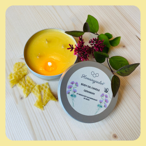 Body Oil Candle Geranium