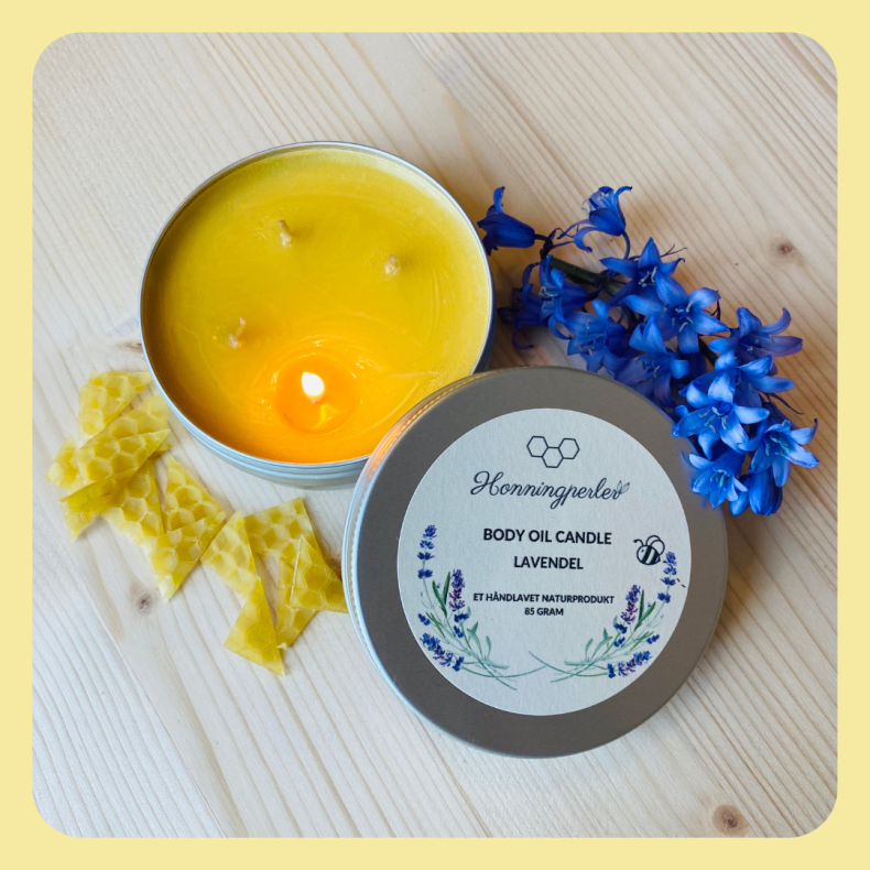 Body Oil Candle Lavendel