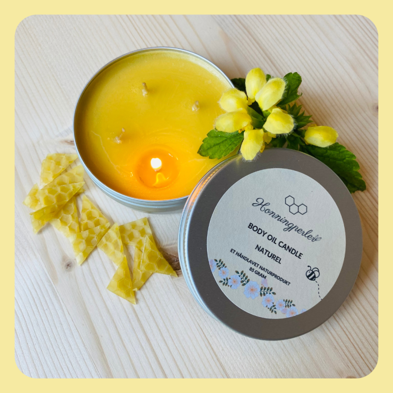 Body Oil Candle Naturel