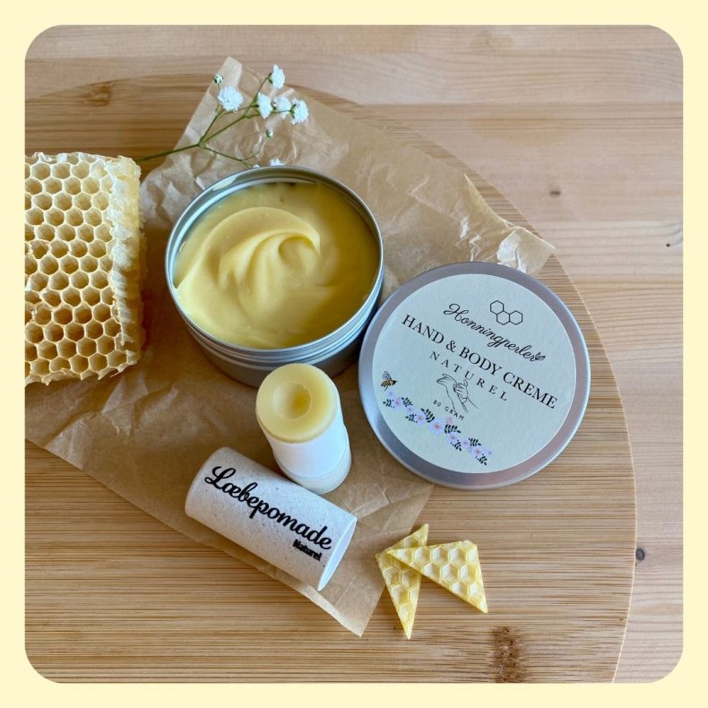 Hverdagspleje med bivoks til kroppen og l�ber