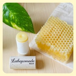 Lbepomade uden vand  Naturel bivoks lbepomade (10 ml)
