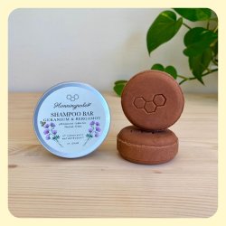 Shampoo Bar Geranium & Bergamot med honning fra egne bier