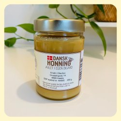 Dansk sommerhonning fra egen big�rd �  125 g og 350 g