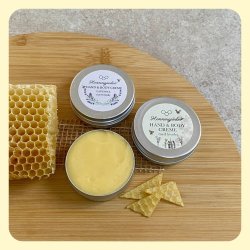 Bivokscreme Trio � Naturel, Lavendel &amp; Geranium